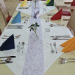Gedeckter Tisch in der Jugendherberge Homburg