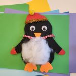 Gebastelter Pinguin in der Jugendherberge Pirmasens