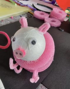 Gebasteltes Schwein