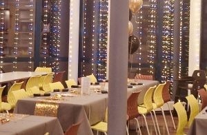Jugendherberge Speyer für Silvester dekoriert