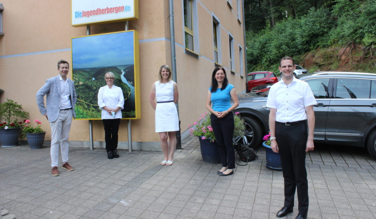 Ferienprogramm Umweltministerium Saarland_Besuch Staatssekretär in Dreisbach