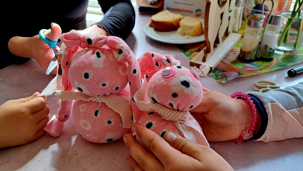 Socken-Hasen basteln 