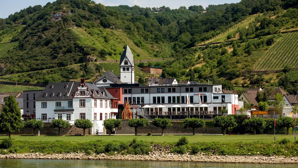 Die Jugendherberge Kloster Leutesdorf dient als Startpunkt unserer Tour auf dem Rheinradweg.