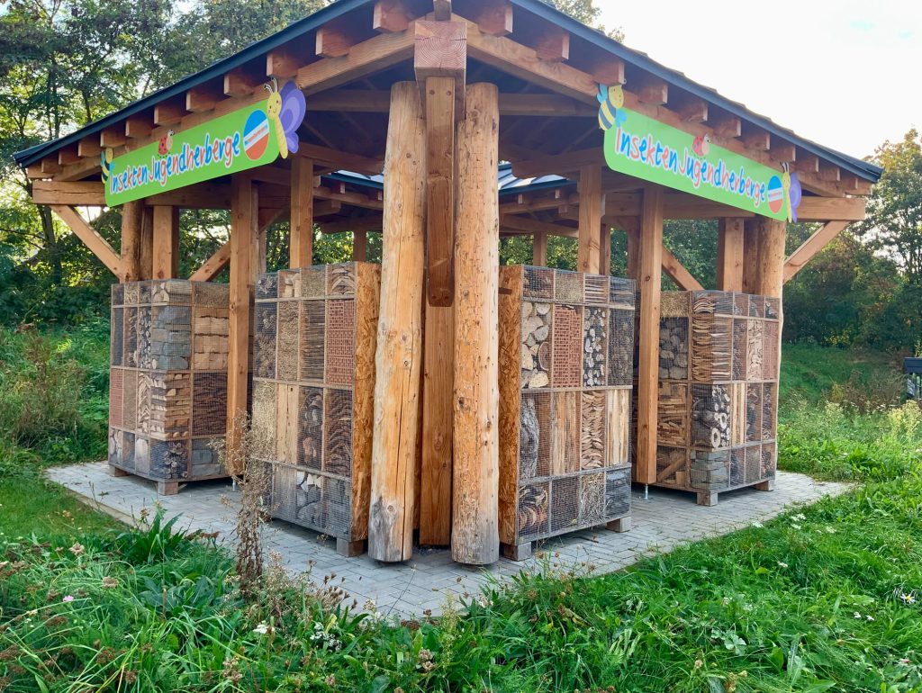 Die Insektenjugendhherberge auf dem Gelände der Jugendherberge Bad Neuenahr-Ahrweiler.